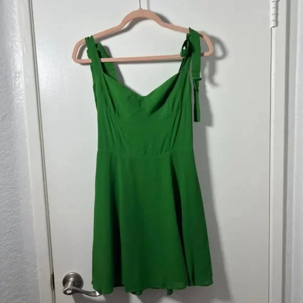 Reformation Niara Dress | Coriander🎉Summer SALE🎀 NEW - Picture 4 of 9